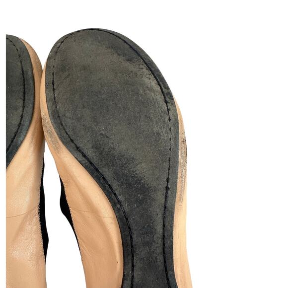 Tory Burch Caroline leather Ballet Slipper 9.5 Preowned - Picture 10 of 13